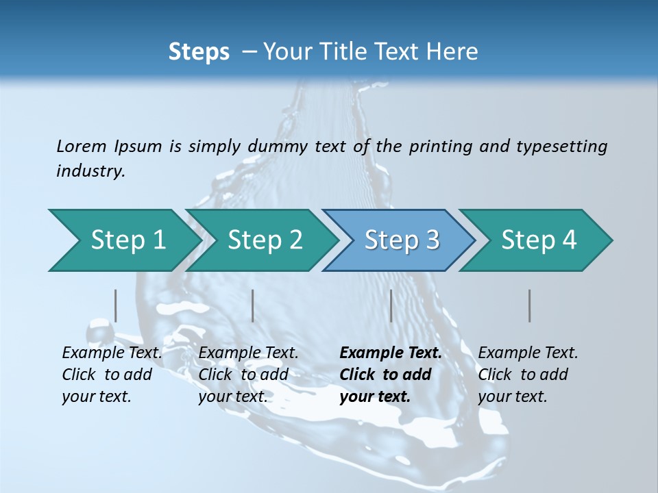 Drops Fire Liquid PowerPoint Template