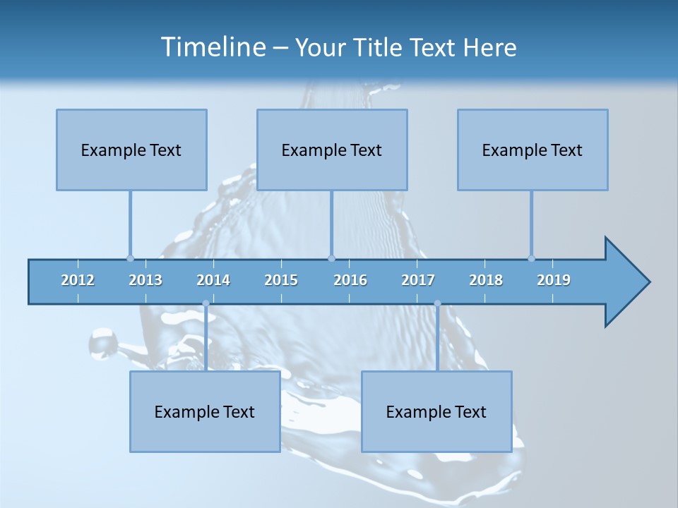 Drops Fire Liquid PowerPoint Template