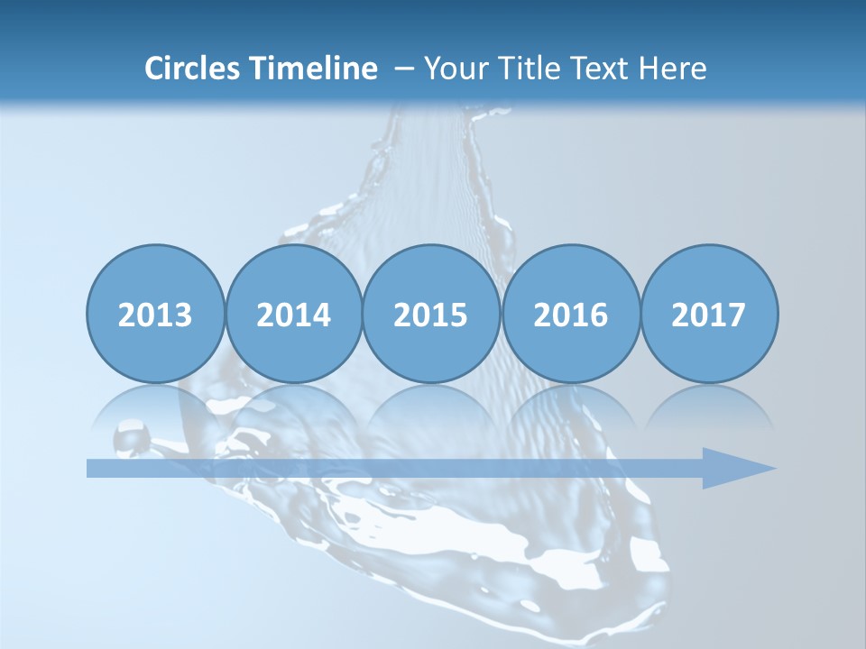 Drops Fire Liquid PowerPoint Template