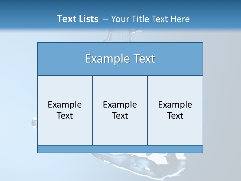 Drops Fire Liquid PowerPoint Template