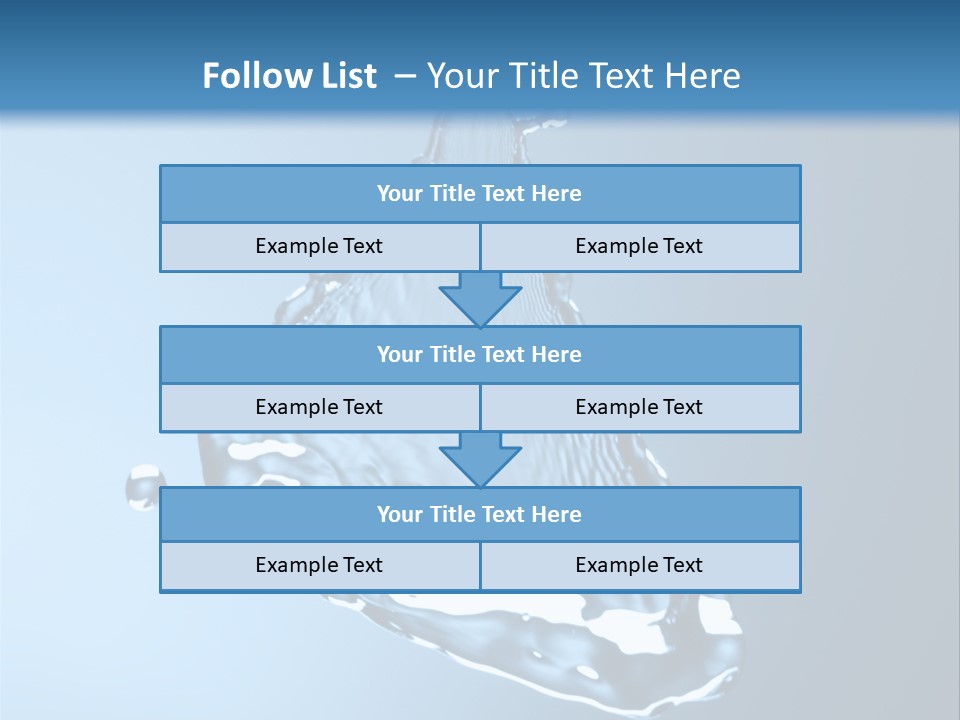 Drops Fire Liquid PowerPoint Template