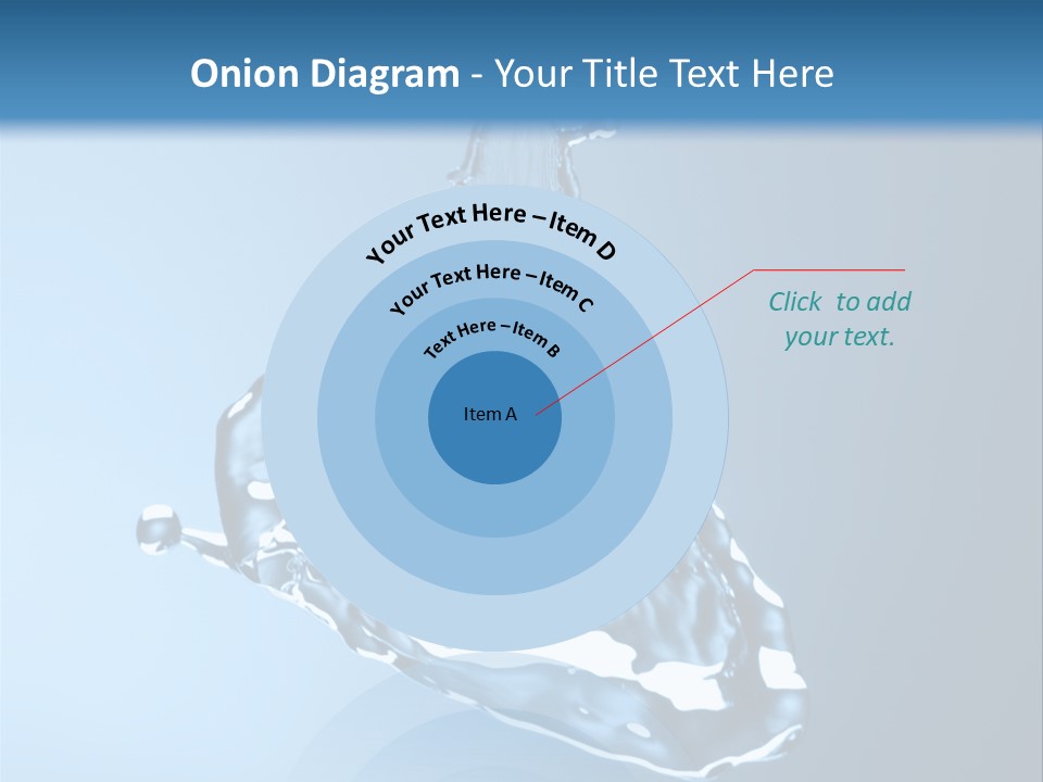 Drops Fire Liquid PowerPoint Template