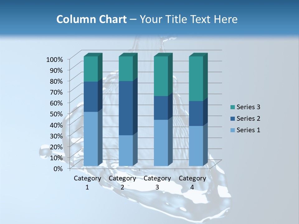 Drops Fire Liquid PowerPoint Template