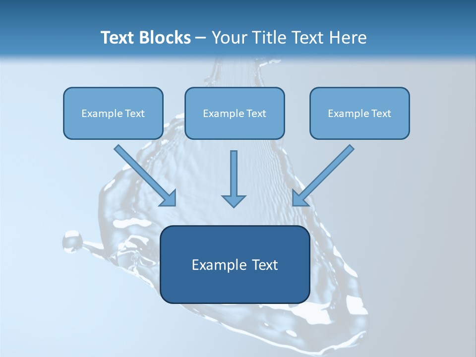 Drops Fire Liquid PowerPoint Template