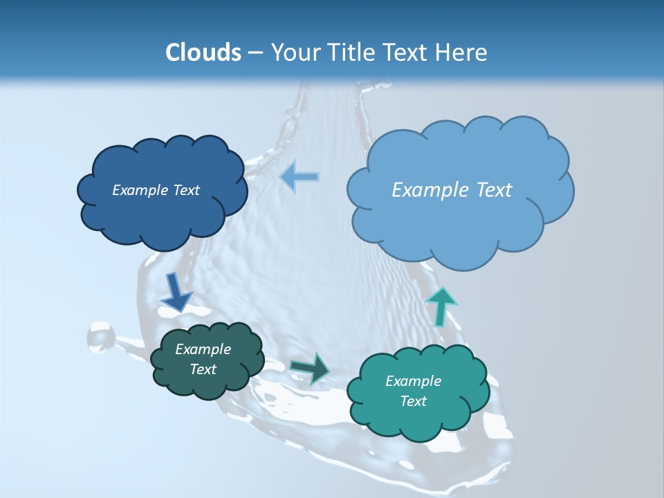Drops Fire Liquid PowerPoint Template