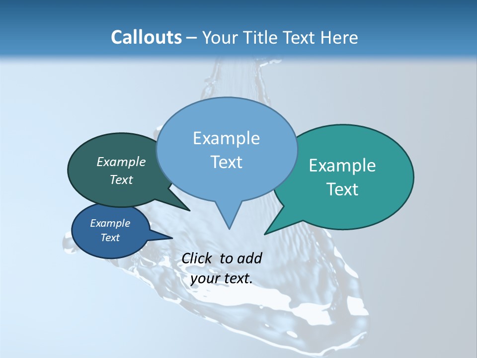 Drops Fire Liquid PowerPoint Template