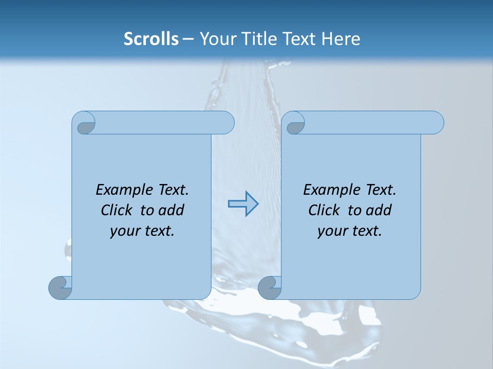 Drops Fire Liquid PowerPoint Template
