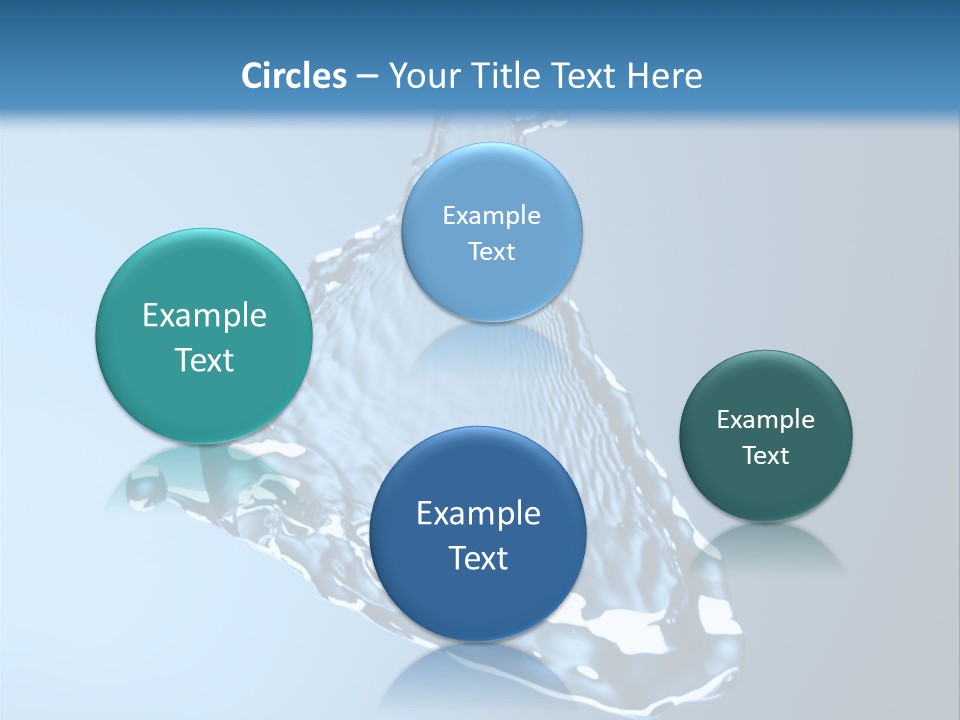 Drops Fire Liquid PowerPoint Template