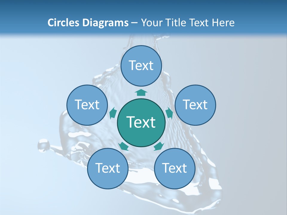 Drops Fire Liquid PowerPoint Template