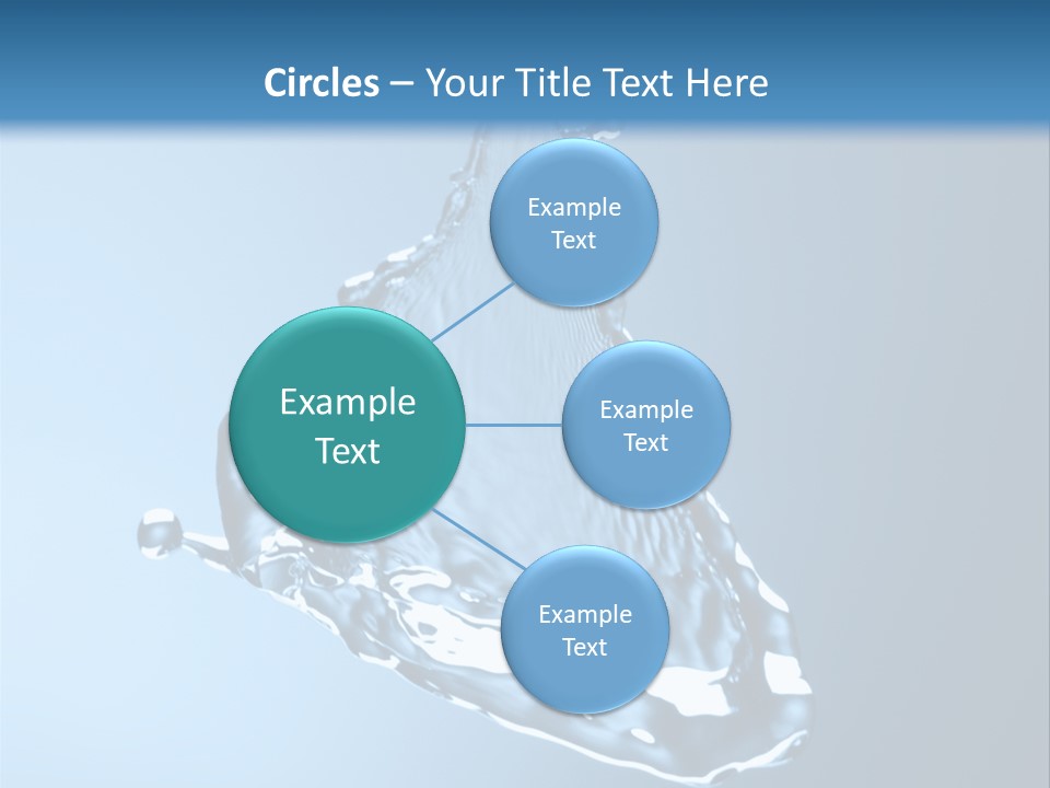 Drops Fire Liquid PowerPoint Template