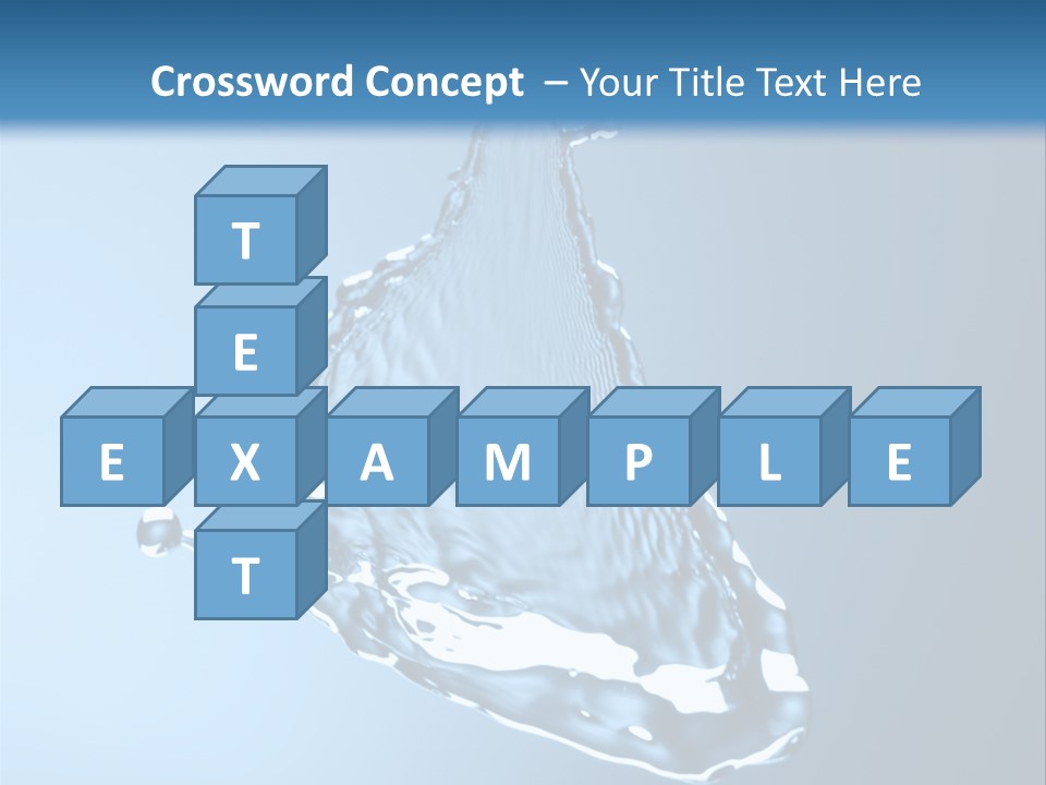 Drops Fire Liquid PowerPoint Template