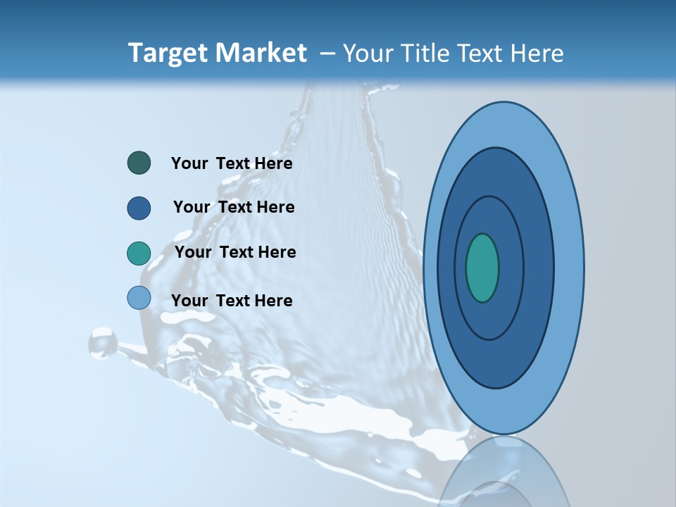 Drops Fire Liquid PowerPoint Template