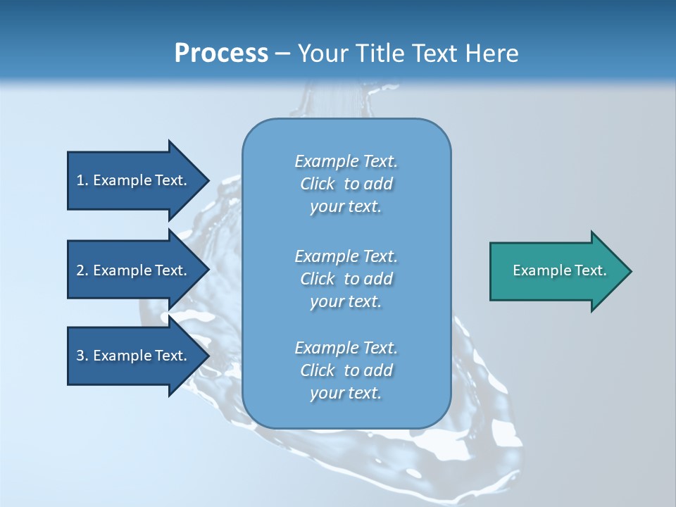 Drops Fire Liquid PowerPoint Template