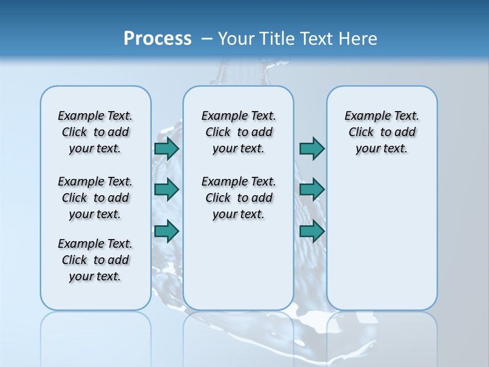 Drops Fire Liquid PowerPoint Template