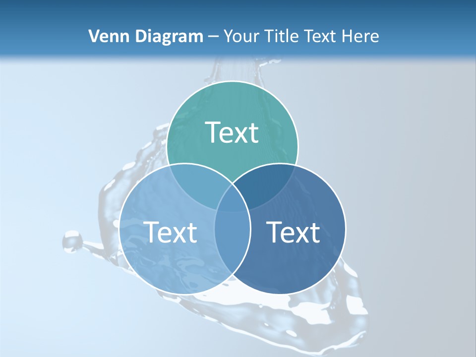 Drops Fire Liquid PowerPoint Template