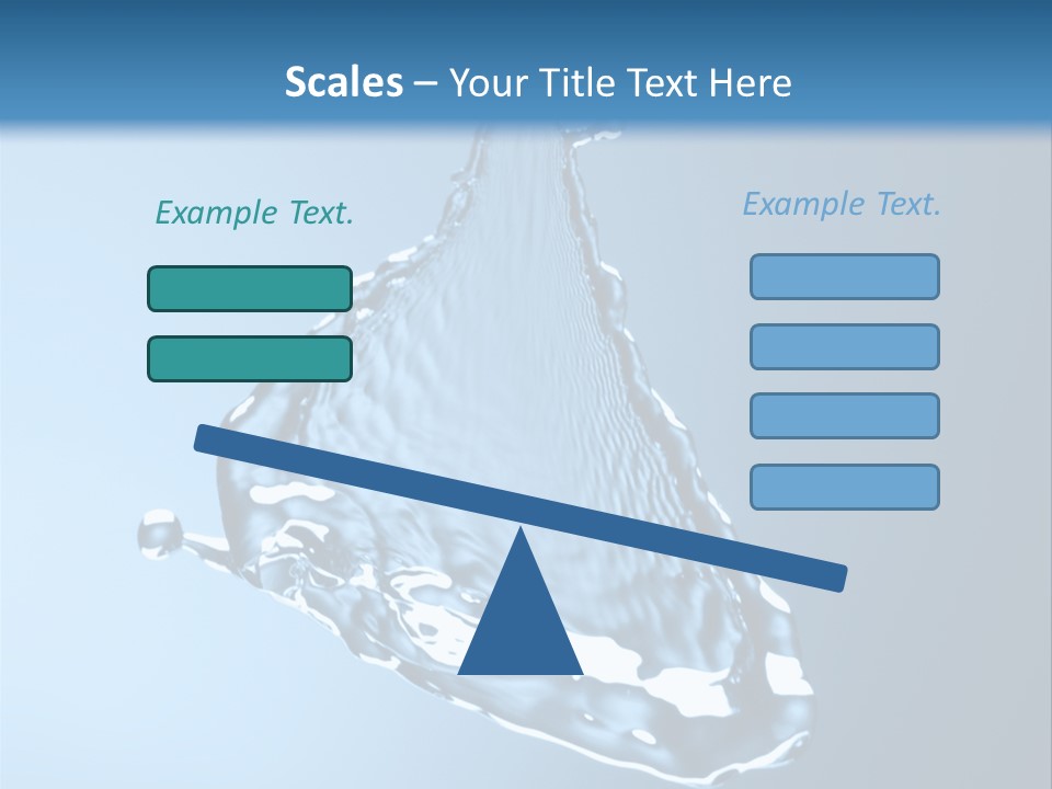 Drops Fire Liquid PowerPoint Template