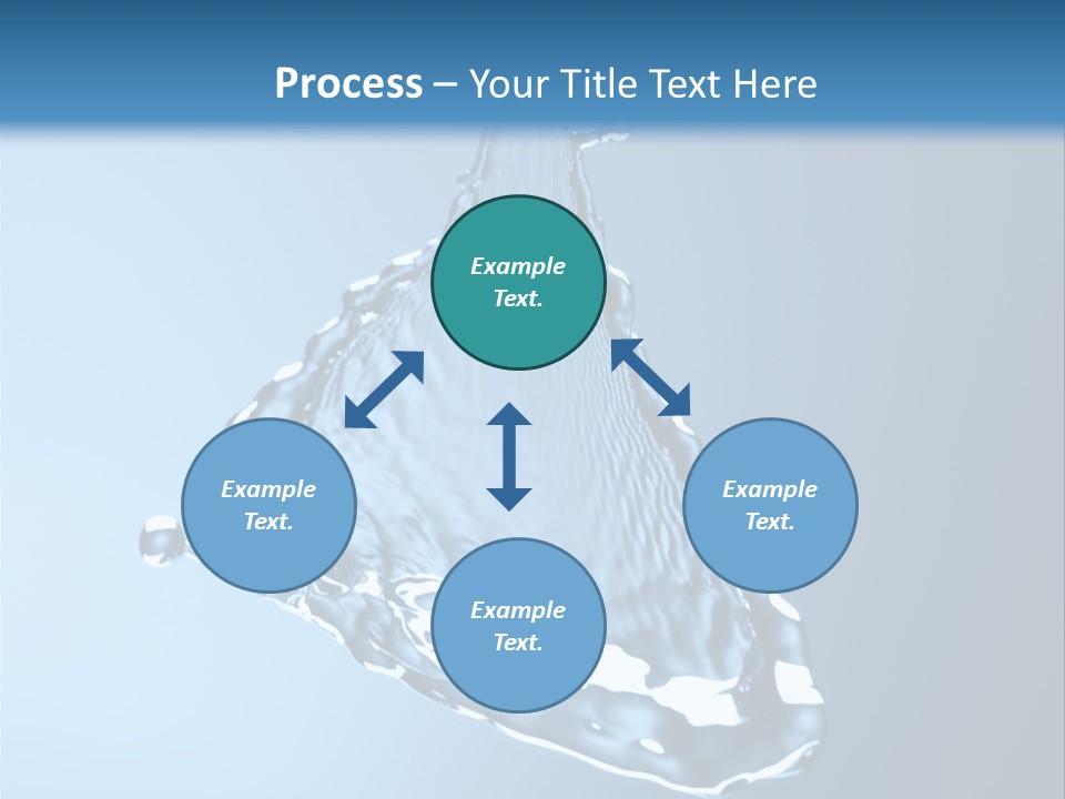 Drops Fire Liquid PowerPoint Template