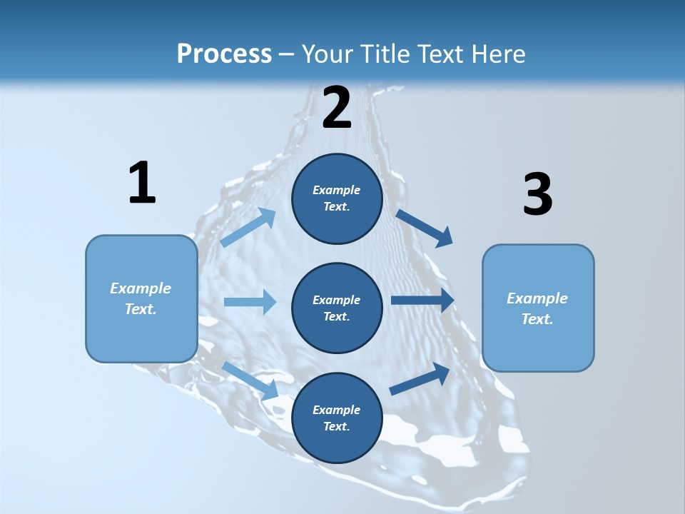 Drops Fire Liquid PowerPoint Template