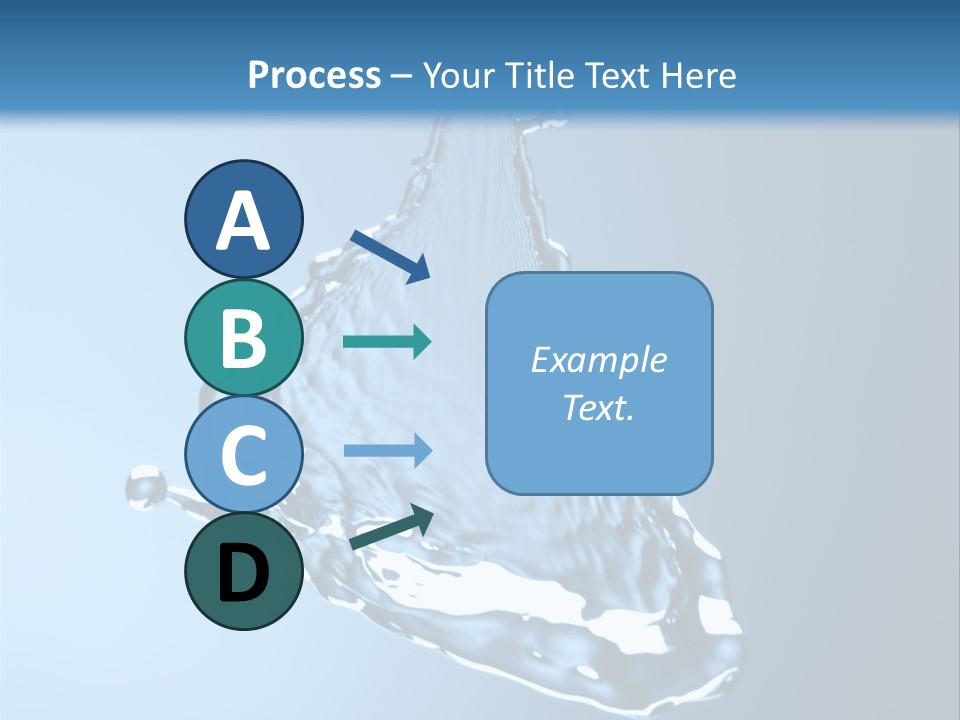 Drops Fire Liquid PowerPoint Template