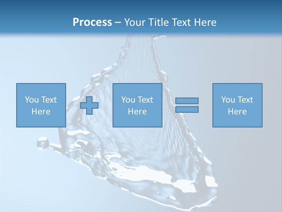 Drops Fire Liquid PowerPoint Template