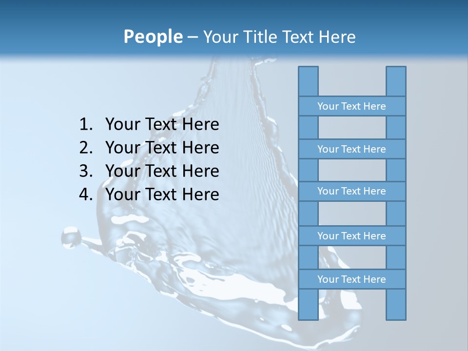 Drops Fire Liquid PowerPoint Template