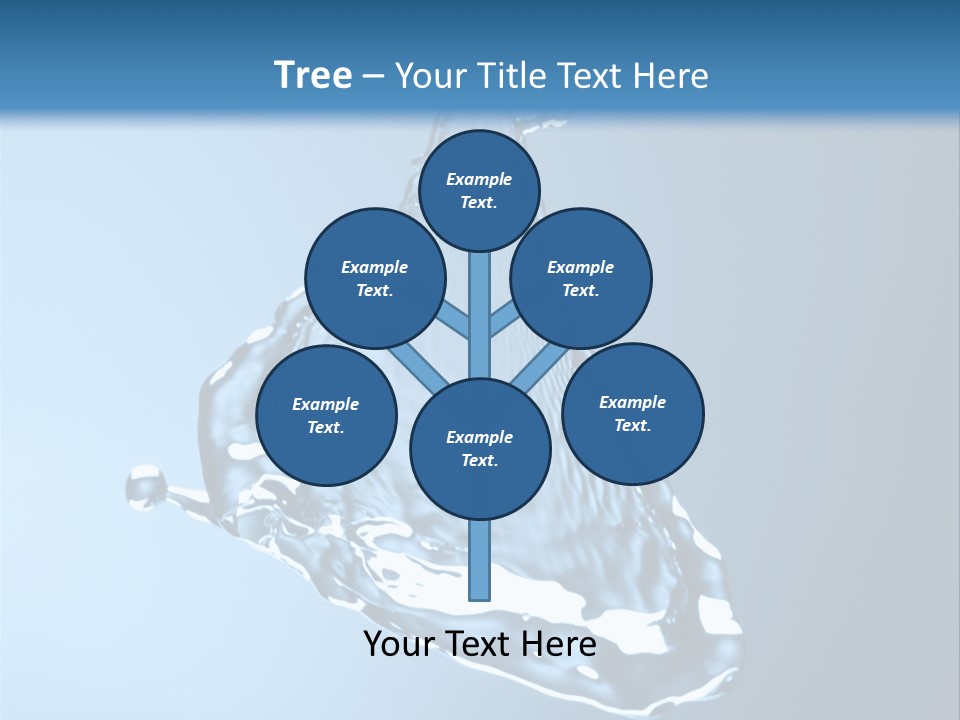 Drops Fire Liquid PowerPoint Template