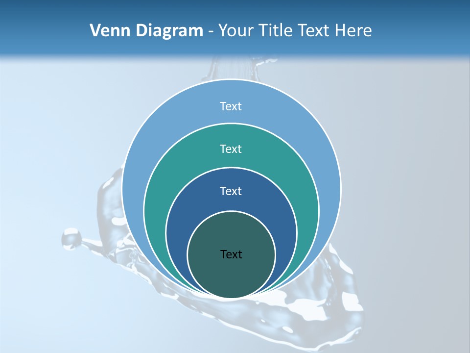 Drops Fire Liquid PowerPoint Template