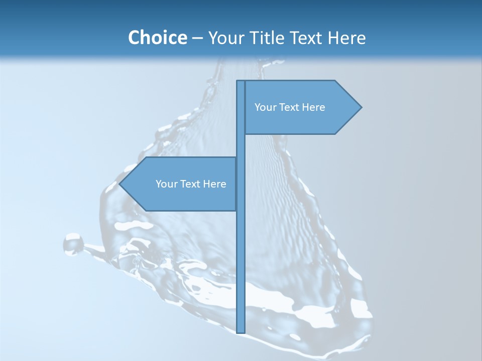 Drops Fire Liquid PowerPoint Template