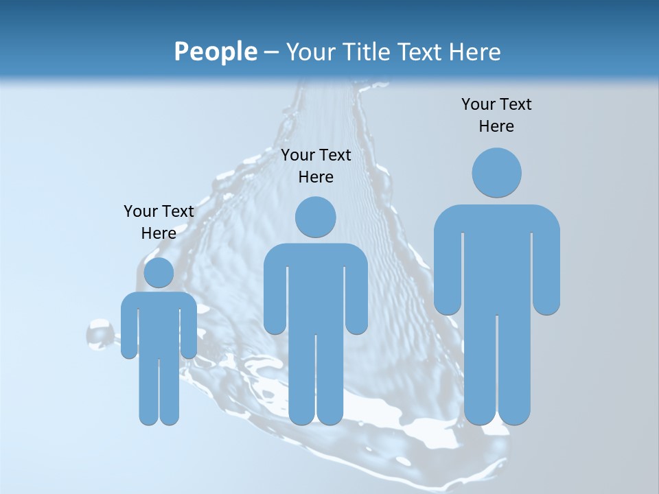 Drops Fire Liquid PowerPoint Template