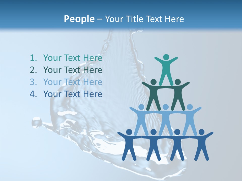 Drops Fire Liquid PowerPoint Template