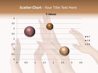 A Group Of Hands Reaching Up Into The Air PowerPoint Template
