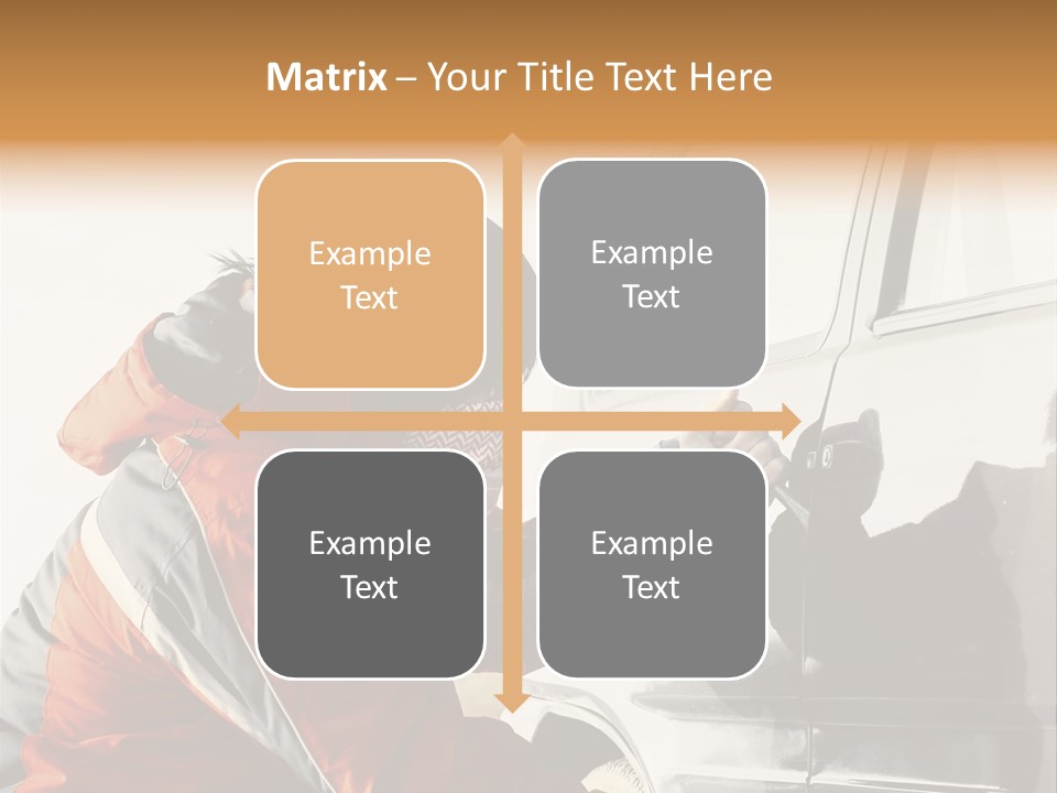Man Automobile Steal PowerPoint Template