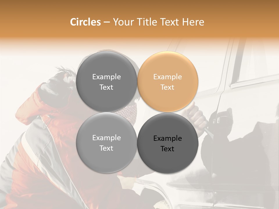 Man Automobile Steal PowerPoint Template