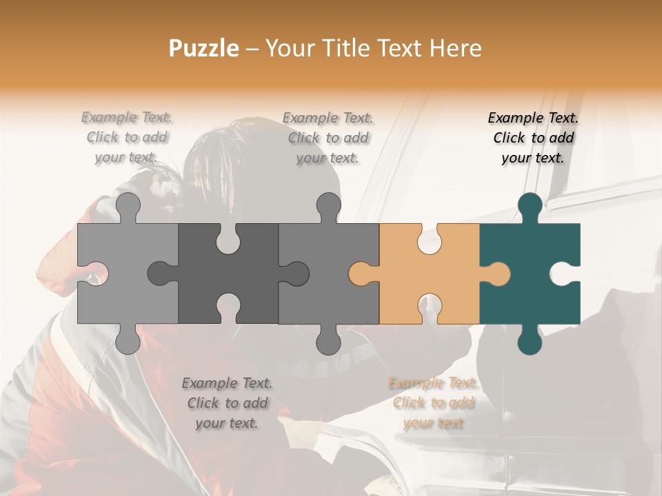 Man Automobile Steal PowerPoint Template