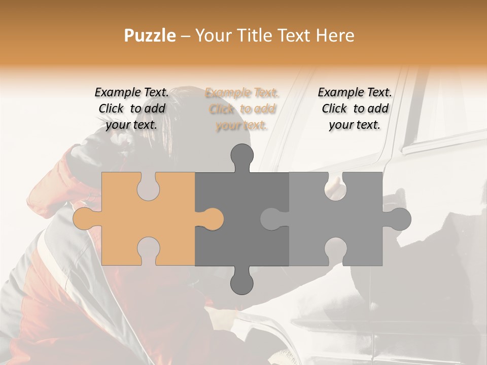 Man Automobile Steal PowerPoint Template