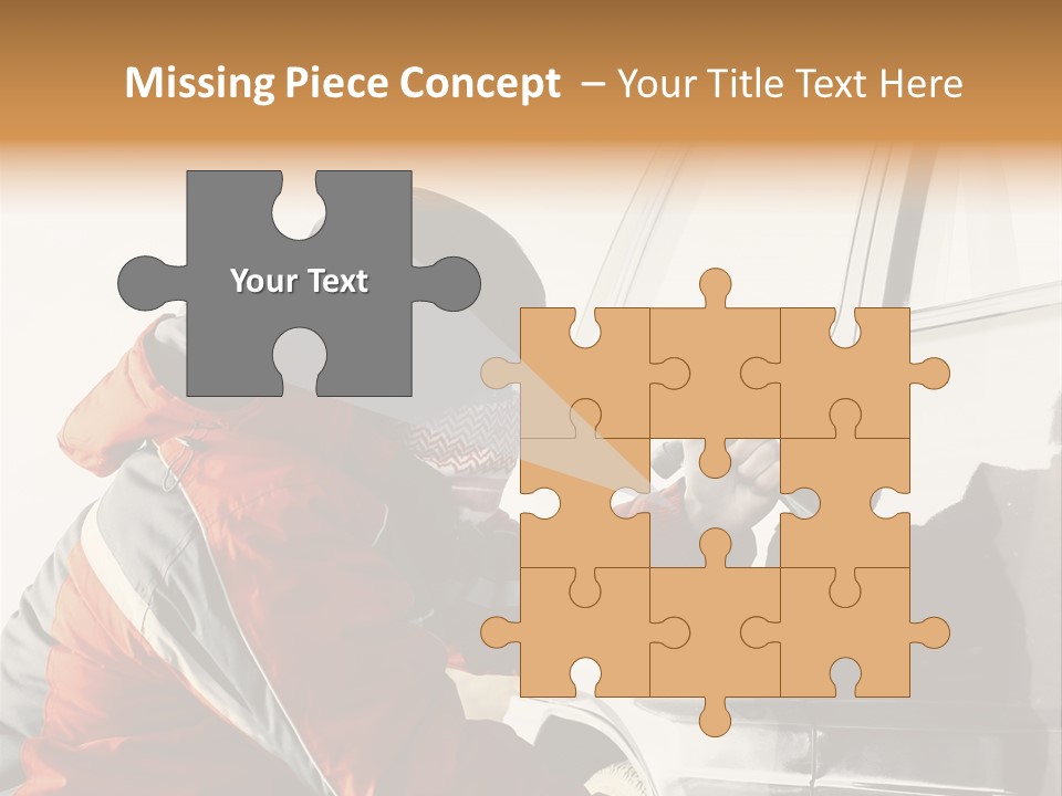 Man Automobile Steal PowerPoint Template