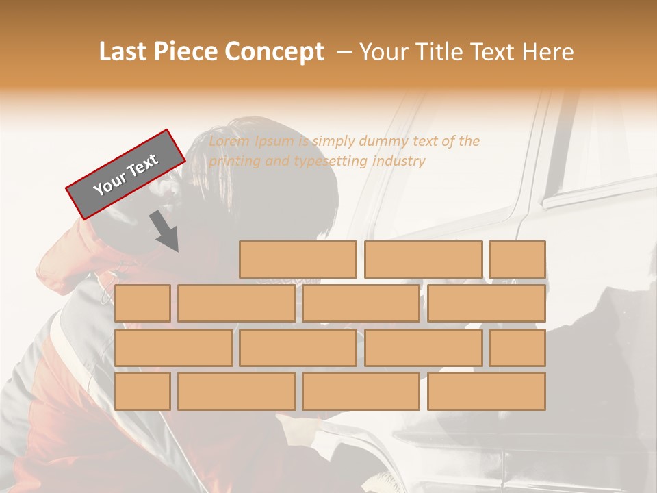 Man Automobile Steal PowerPoint Template