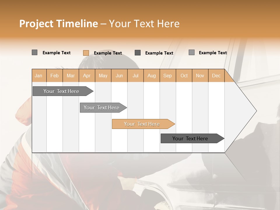 Man Automobile Steal PowerPoint Template