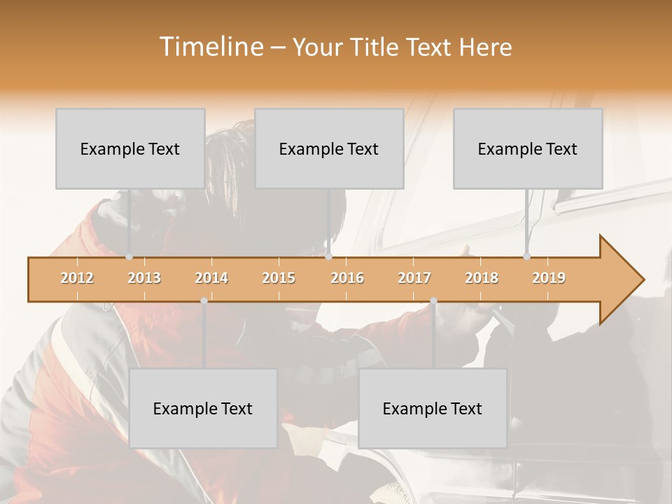 Man Automobile Steal PowerPoint Template