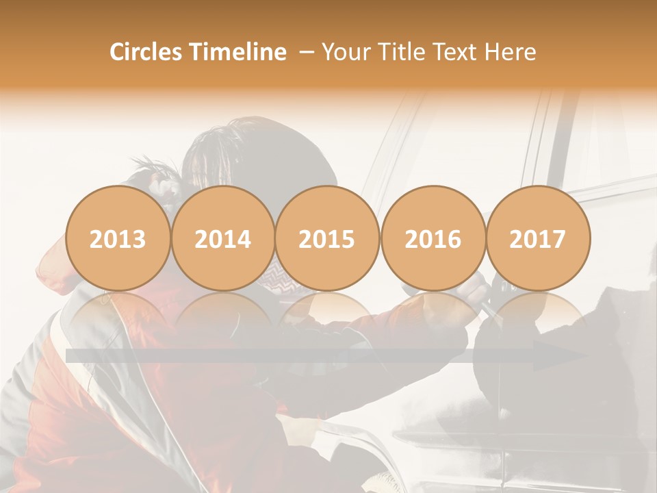 Man Automobile Steal PowerPoint Template