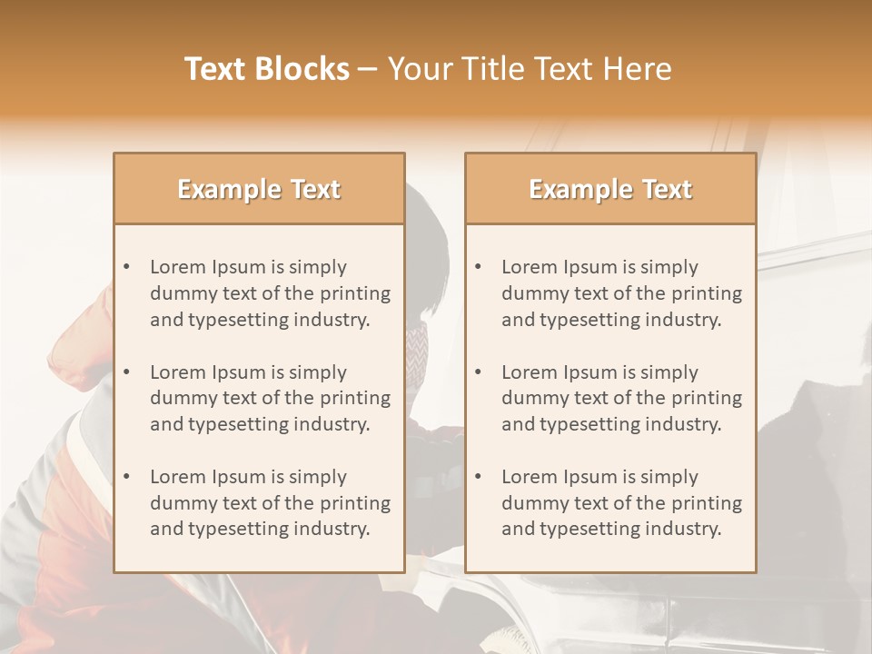 Man Automobile Steal PowerPoint Template