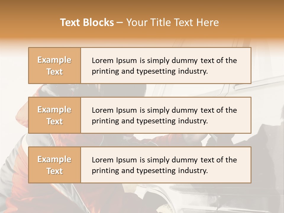 Man Automobile Steal PowerPoint Template