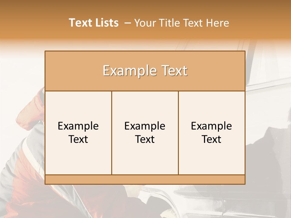 Man Automobile Steal PowerPoint Template