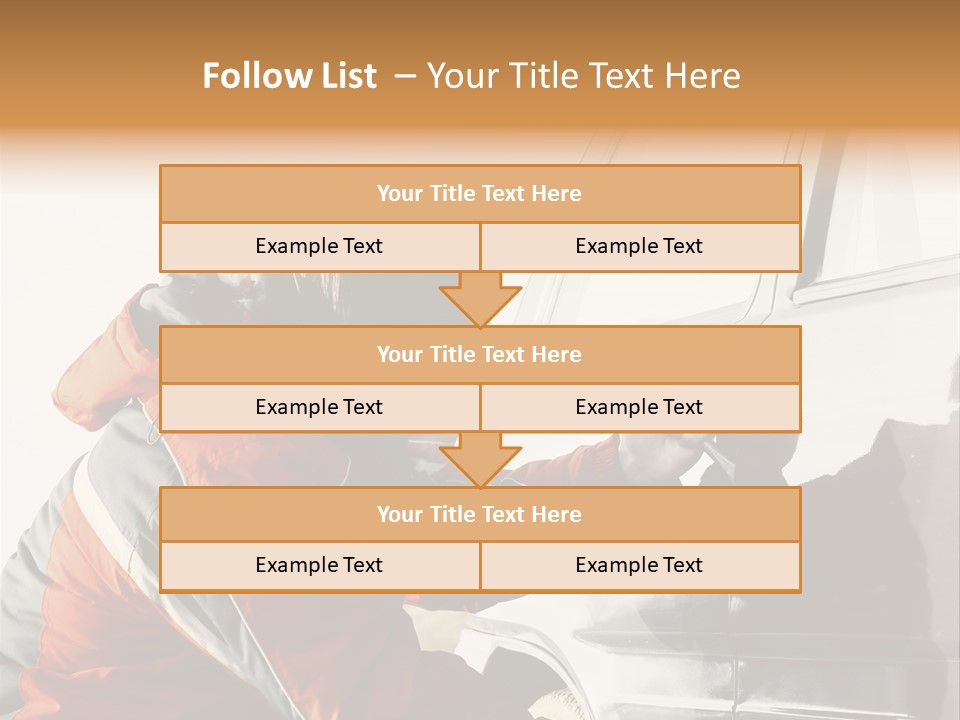Man Automobile Steal PowerPoint Template