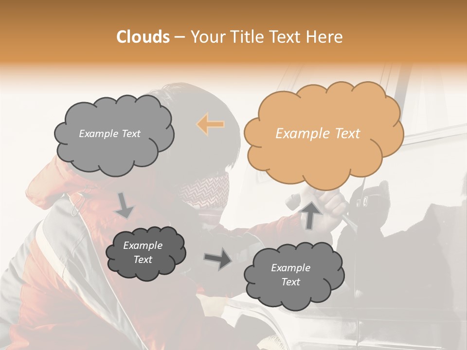 Man Automobile Steal PowerPoint Template