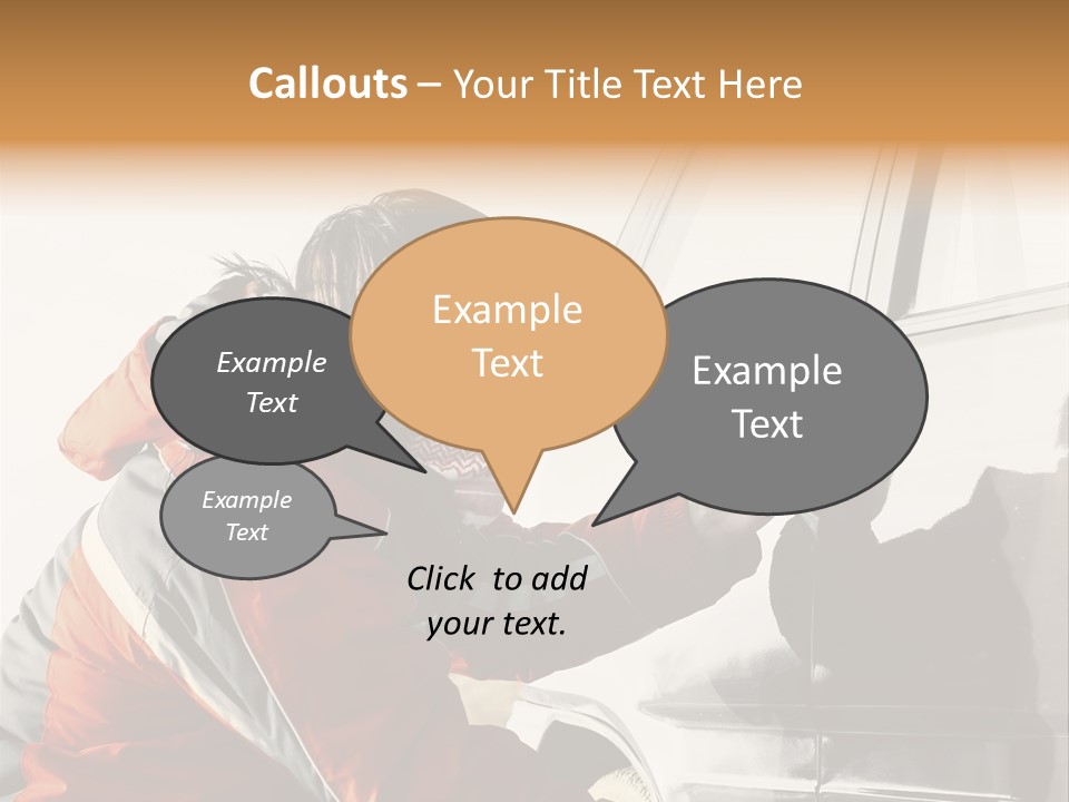 Man Automobile Steal PowerPoint Template