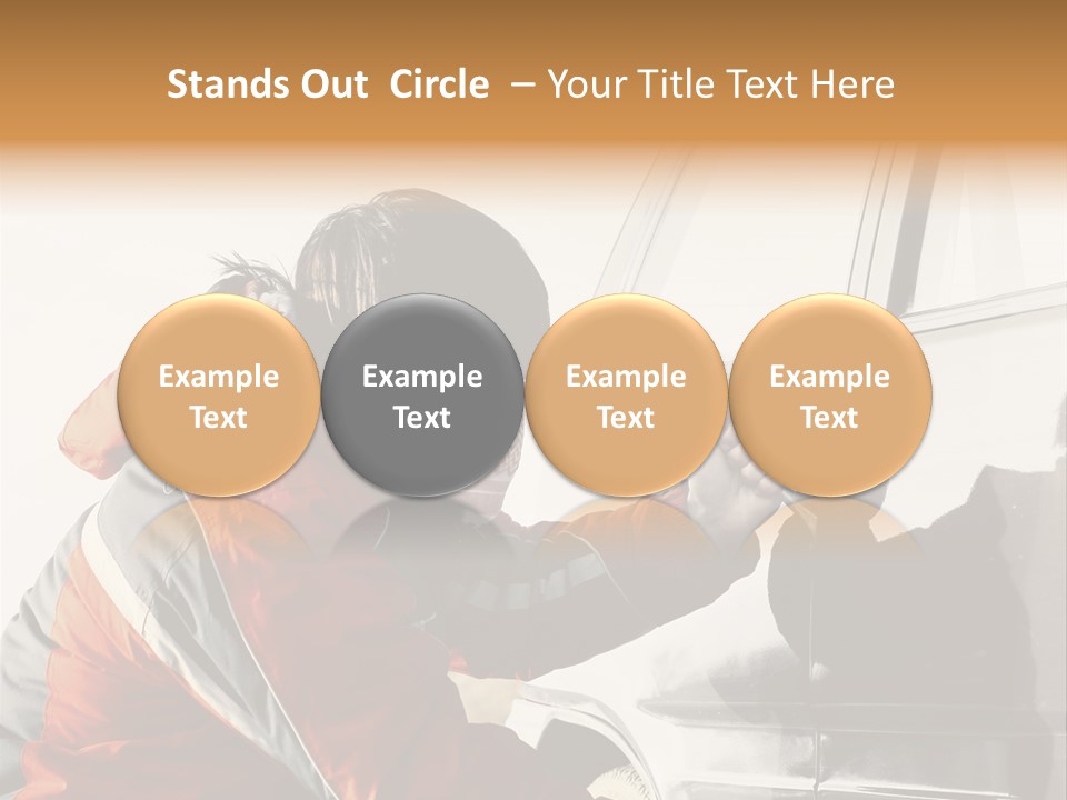 Man Automobile Steal PowerPoint Template