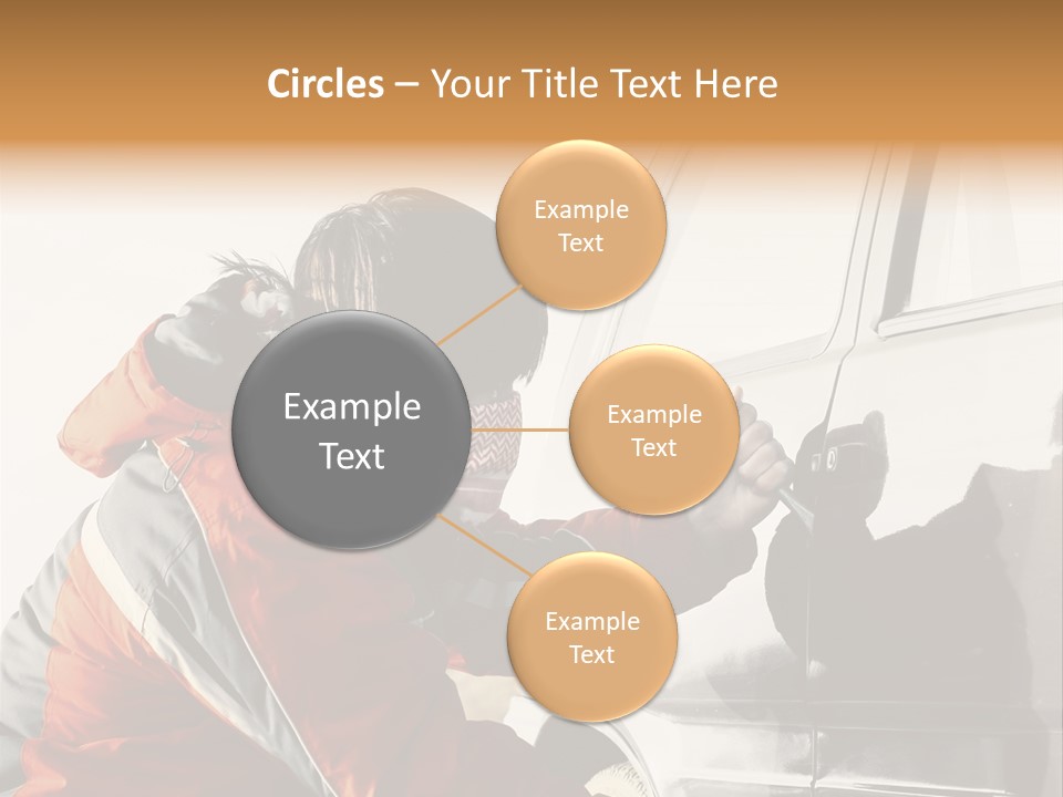 Man Automobile Steal PowerPoint Template