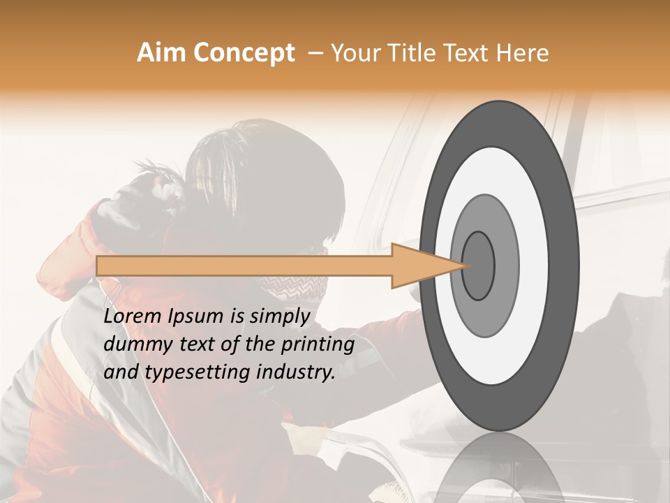 Man Automobile Steal PowerPoint Template