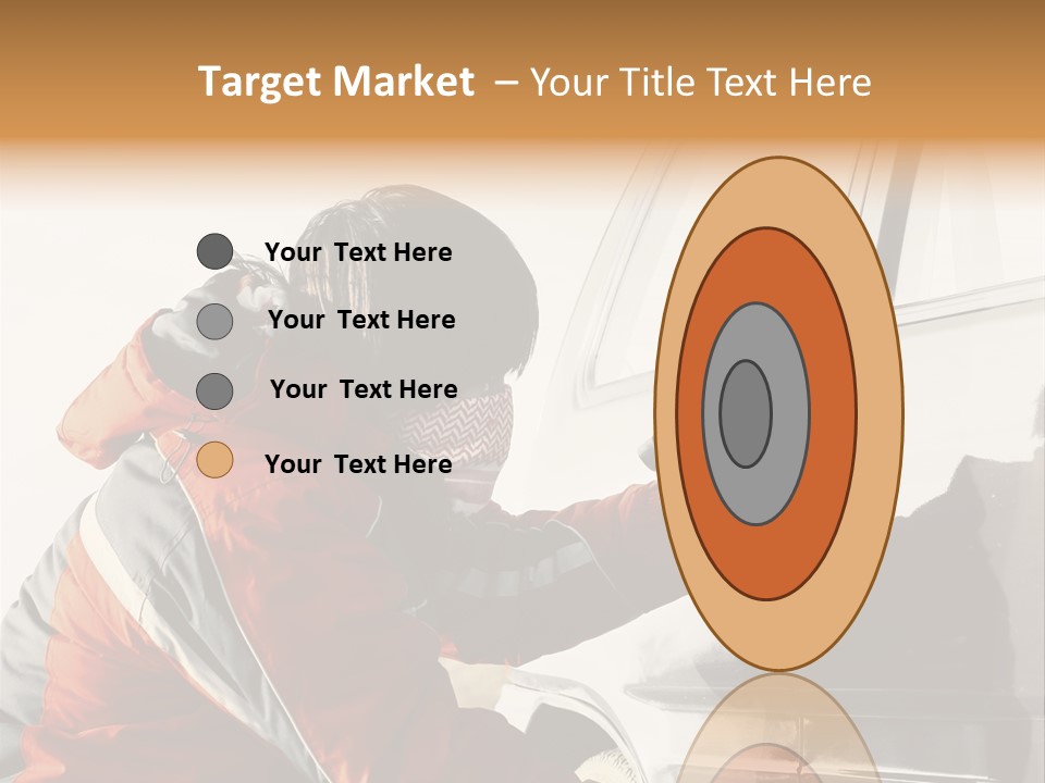 Man Automobile Steal PowerPoint Template